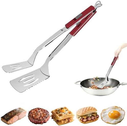 13.5-inch Stainless Steel Tongs by Limitliho