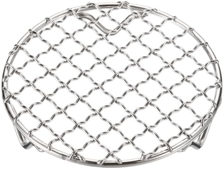 HARFINGTON Round Cooking Rack 4.7-inch 201 Stainless Steel Cross Wire Barbecue - Image 4