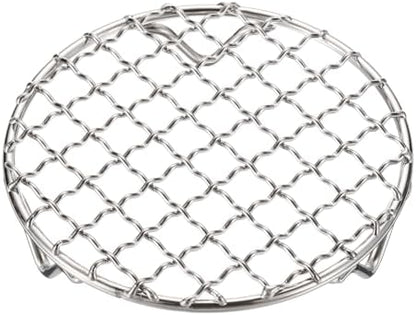 HARFINGTON Round Cooking Rack 4.7-inch 201 Stainless Steel Cross Wire Barbecue - Image 4