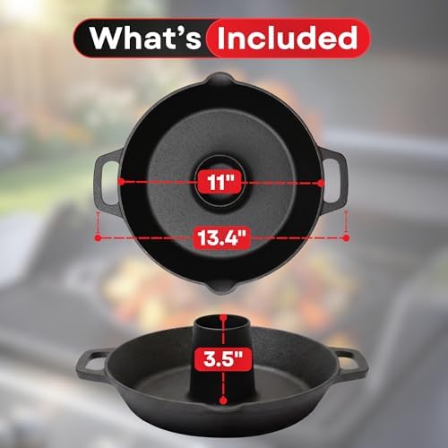 Cast Iron Vertical Chicken Roaster - Image 2