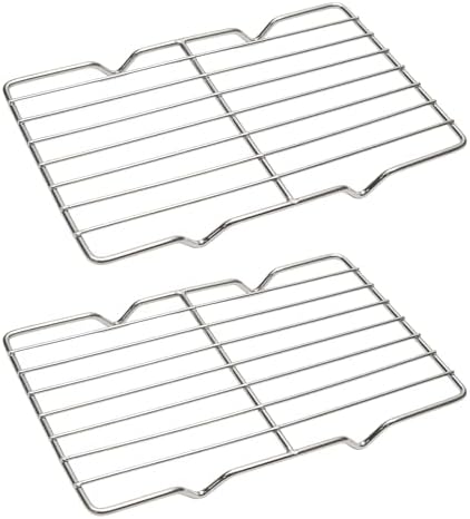 2 Pcs Stainless Steel Roasting Rack 5.3" x8.5" by Unknown