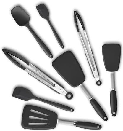 5-Piece Silicone Spatulas Set by ALLWIN-HOUSEWARE