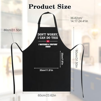 Funny Cooking Aprons for Men, Aprons for Adults - Image 2