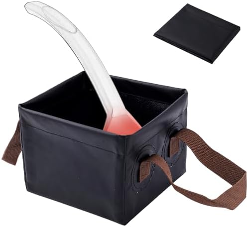 Grill Brush Soak Basin, Grill Brush Collapsible Water Bucket Square Barbecue by Unknown
