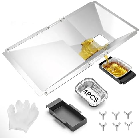 Grease Tray with Catch Pan for 3/4/5/6 Burner Gas Grills by Unknown