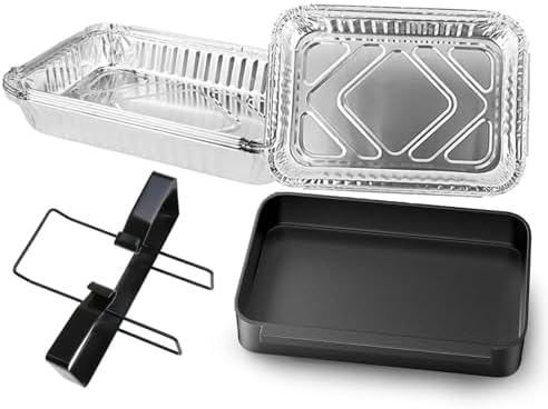 Utheer Catch Pan, Painted Steel, 15 Pack Drip Pan Liner and Holder by Utheer