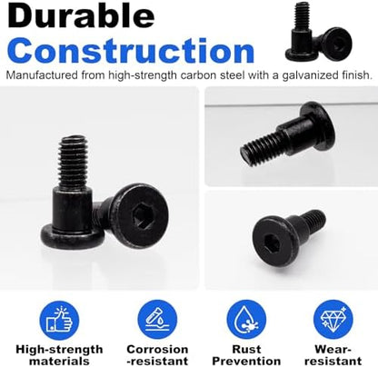 5-Pack Short M6 Step Bolt Compatible - Image 3