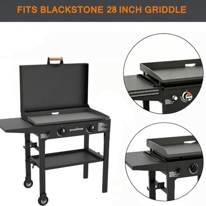 Upgraded Handle & Hinge Kit for Blackstone 28 inch Griddle Cover Lid Hinges - Image 2