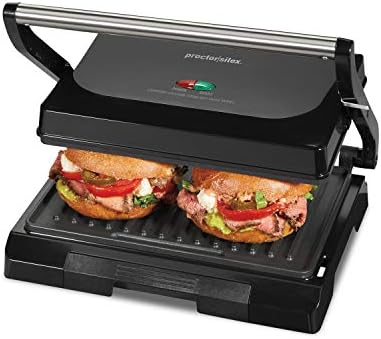 Proctor Silex Panini Press Sandwich Maker Grill & Electric Indoor Grill by ProctorSilex