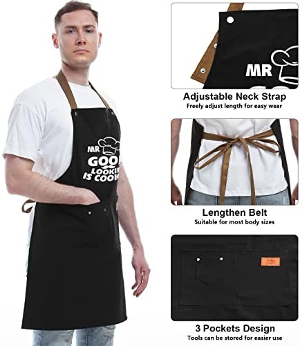 Cooking Apron for Men Gifts from Daughter, Father's Day - Image 3