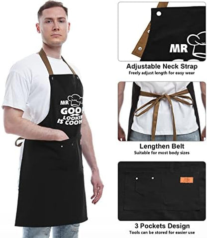 Cooking Apron for Men Gifts from Daughter, Father's Day - Image 3