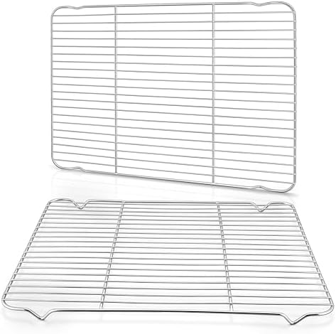 Homikit 16.6 x 11.5’’ Large Cooling Rack, 2 Pack Stainless Steel Wire Rack by Homikit