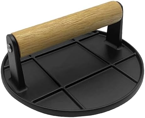 Smashed Burger Press with Wood Handle by MoMoxi