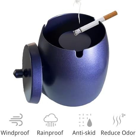 Ash Tray, Large Outdoor Ashtray - Image 2
