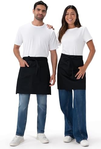 Chef Works Unisex Half Bistro Server Apron - Image 5