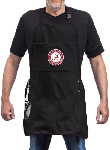 NCAA College Sports Grilling Apron | Bottle Opener and Insulated Beverage by TeamSportsAmerica