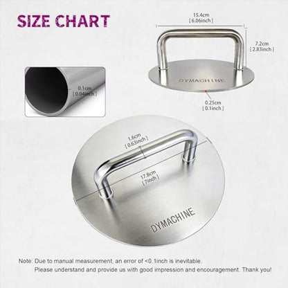 Smash Burger Press, 7 Inch Stainless Steel Hamburger Press, 2.5mm Thick - Image 3