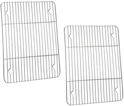 P&P CHEF 11.6" x 9" Cooling Baking Wire Racks Pack of 2 by PPCHEF
