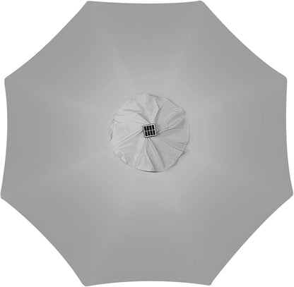 9 ft Solar Umbrella, Patio Umbrella - Image 4