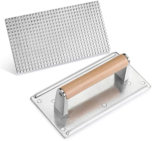 New Star Food Service 36411 Steak Weight/Bacon Press, 8.25x4.25" by NewStarFoodservice