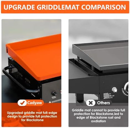 28" Upgraded Extra-Thick Silicone Griddle Mat - Image 4