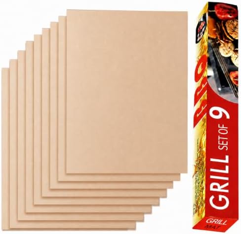 Copper Grill Mats for Gas Grill, 15.75 x 13 Inch by Renook