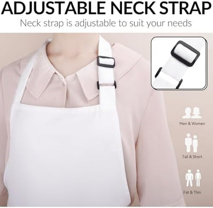 Large Chef Apron for Men and Women, Cooking Kitchen Aprons - Image 4