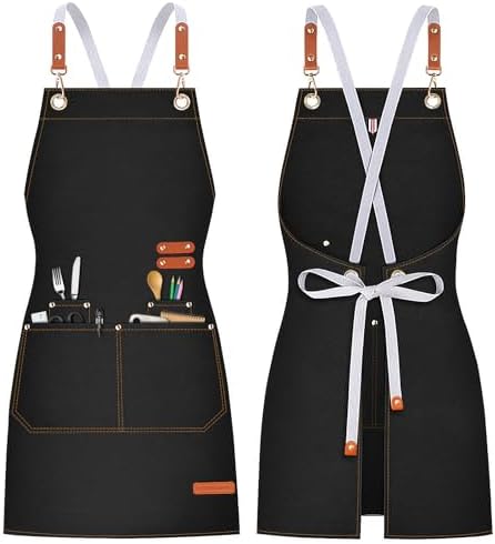Teskyer Canvas Kitchen Apron by TESKYER