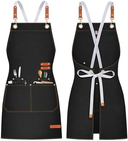 Teskyer Canvas Kitchen Apron by TESKYER