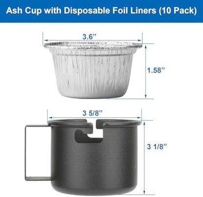 Pellet Grill Burn Pot Ash Cup Replacement Parts - Image 3