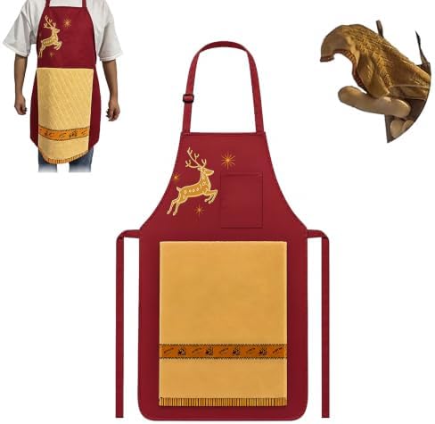 Funny Aprons for Men, Head Chef Prank Apron Hidden Surprise, Gag Gifts by Unknown