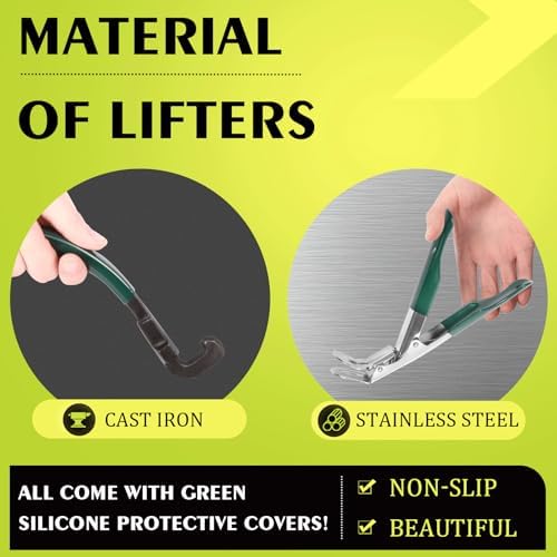 Grill Grate Lifter | Heavy Duty Grill Gripper Tongs - Image 3