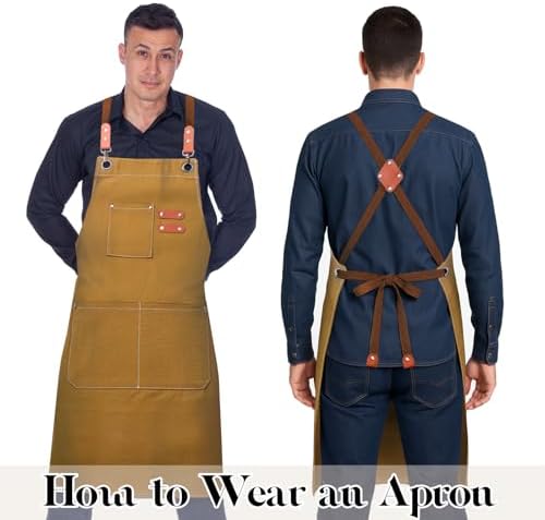 Chef Cotton Canvas Apron for Men Women - Image 4