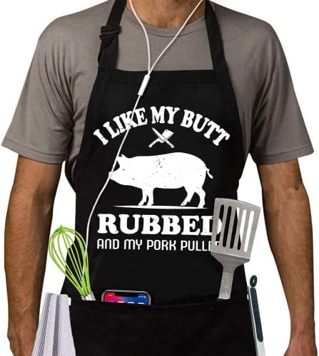 ZOORON Funny BBQ Aprons for Men, Dad Gifts, Gifts for Men, Fathers Day by ZOORON