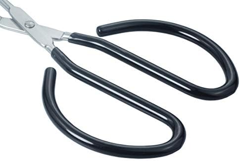 HINMAY 10-Inch Kitchen Scissor Tongs Stainless Steel Scissor Cooking Tongs - Image 3