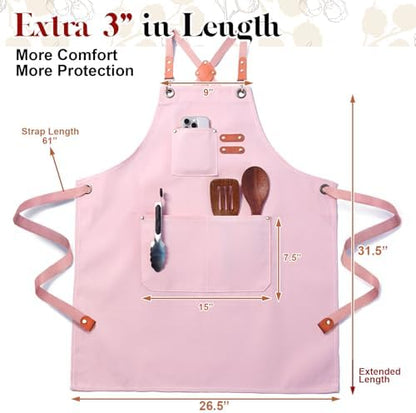 Chef Cotton Canvas Apron for Men Women - Image 2