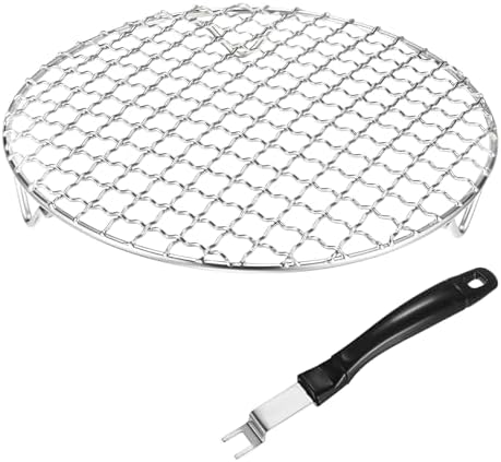 M METERXITY 1-Set Cooling Rack 7.9" Round 201 Stainless Steel by MMETERXITY