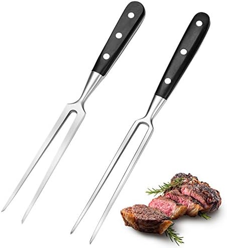 Patelai 2 Pcs 12 Inch Carving Forks Meat Fork Wood Handle by Patelai