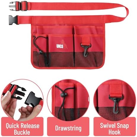 UNCO- Adjustable Gardening Belt, 7 Pockets, Cut and Water Resistant, Garden - Image 3