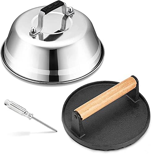 HaSteeL Basting Cover & Burger Press by HaSteeL