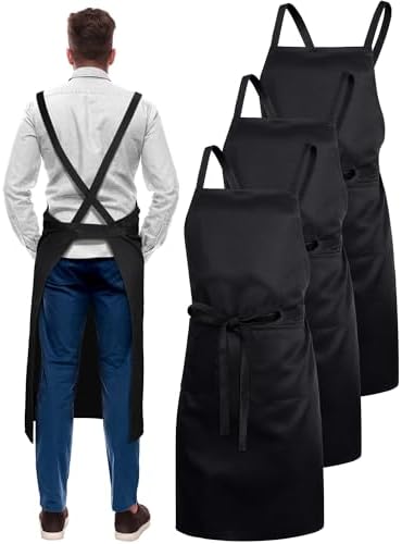 Cozypower 3 Pack Chef Cross Back Apron by Cozypower
