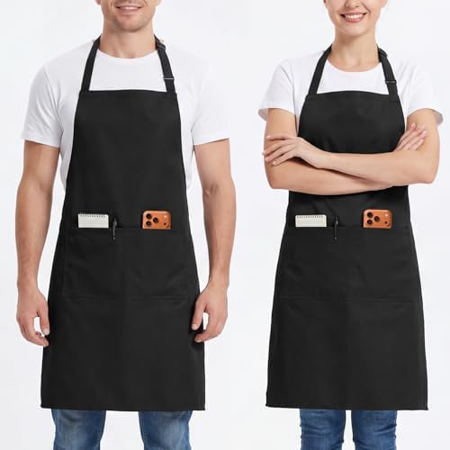 BOHARERS 2 Pack Cooking Kitchen Aprons by BOHARERS
