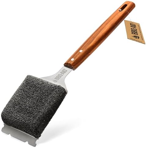 Bristle Free Grill Brush Cleaner and Scraper by BBQ-AID