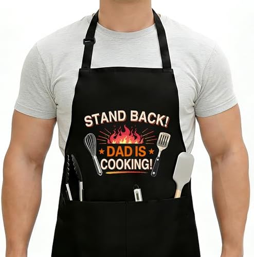 Funny Aprons For Men, Father's Fathers Day Kitchen Gifts For Dad Father Daddy by Unknown