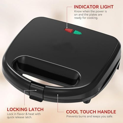 OSTBA Waffle Maker, 2-Slice Belgian Waffle Iron - Image 4