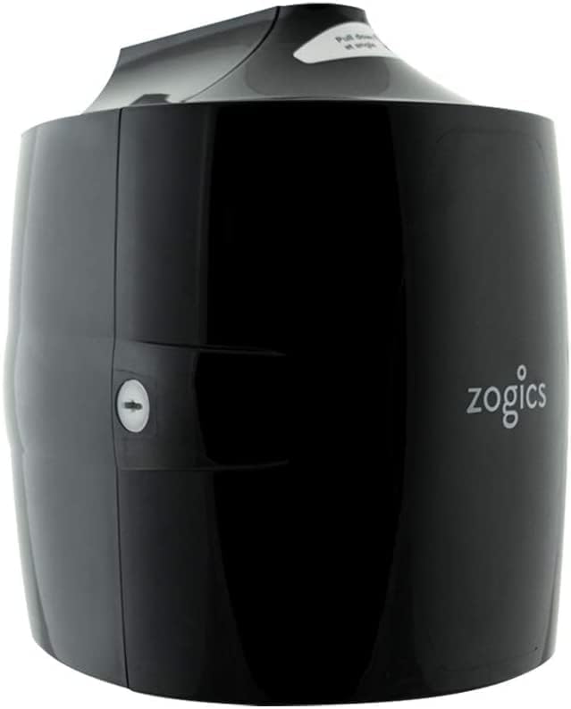 Zogics Sanitizing Wipes and Wall Mounted Dispenser – No-Touch Wipes Dispenser, Mounts Easily to Wall for Quick Access to Sanitizing Wet Wipes (4 Pack Sanitizing Wipes included)