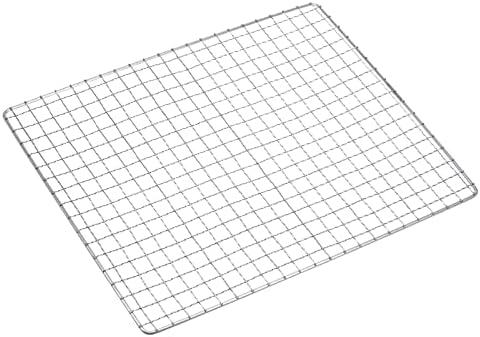 HARFINGTON Square BBQ Grill Net 12.6"x10.2" Stainless Steel Cross Wire Barbecue - Image 3