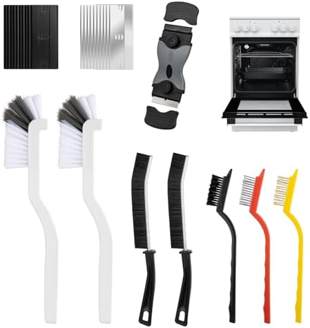 Oven Cleaner Brush Set with Oven Scraper by Unknown
