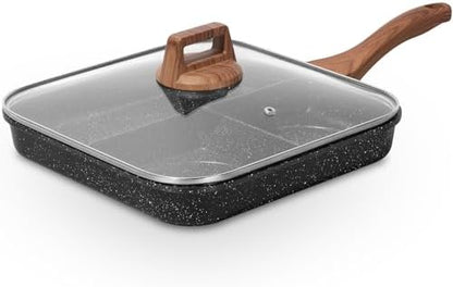 ESLITE LIFE Nonstick Divided Grill Pan by ESLITELIFE