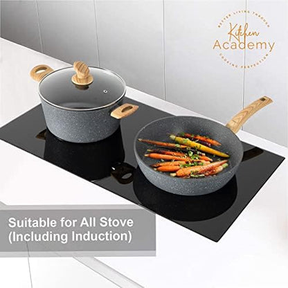 Kitchen Academy 30 Piece Induction Cookware & Bakeware Set - Image 3